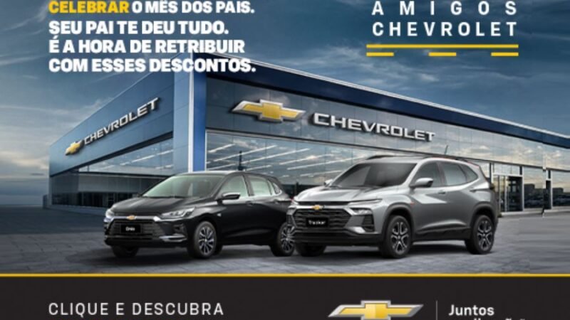 Quem é do SINCOPEÇAS-SP tem vantagem exclusiva na compra de veículos Chevrolet