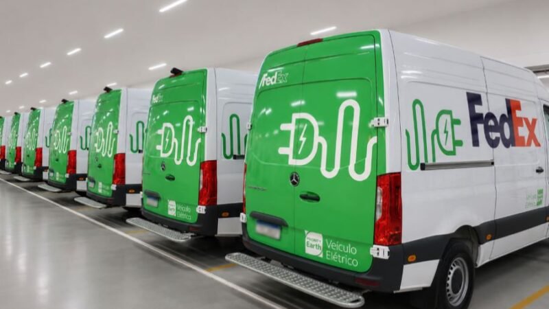 Mercedes-Benz expande presença de Sprinter elétrica na frota da FedEx no Brasil