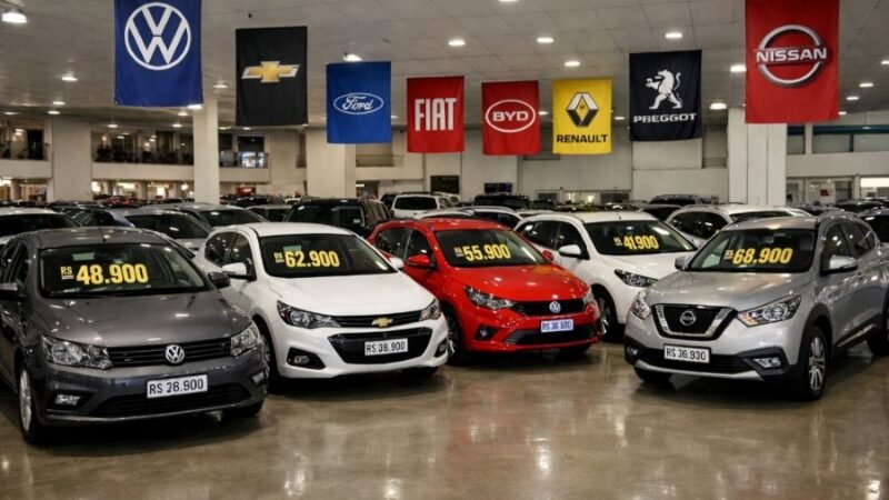 Vendas de carros usados crescem em maio