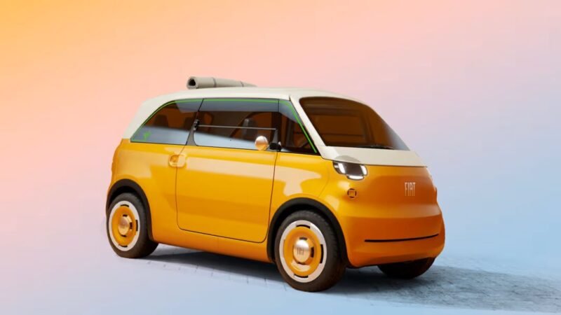 Fiat revela microcarro elétrico de quatro lugares inspirado em modelo da década de 50