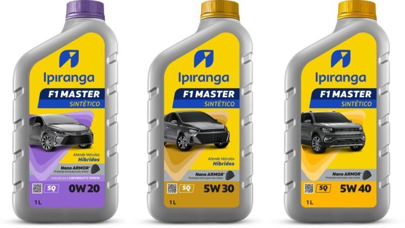 Iconic lança linha Ipiranga F1 Master Sintético com alta tecnologia API SQ 