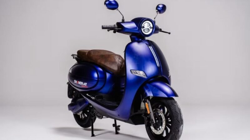 Shineray lança scooter elétrica com visual retrô