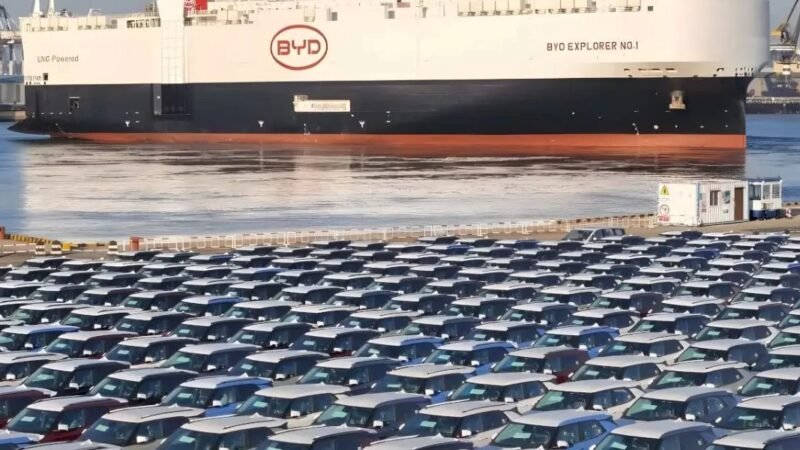 Brasil assume liderança global na importação de carros chineses
