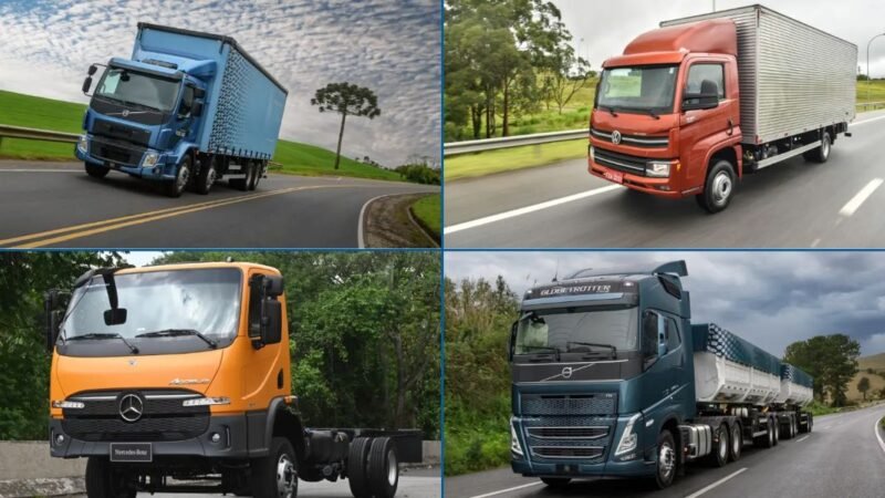 Confira os caminhões mais vendidos do Brasil no primeiro semestre