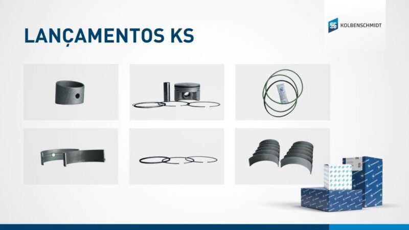 KS amplia portfólio de componentes de motor para linhas leve e pesada