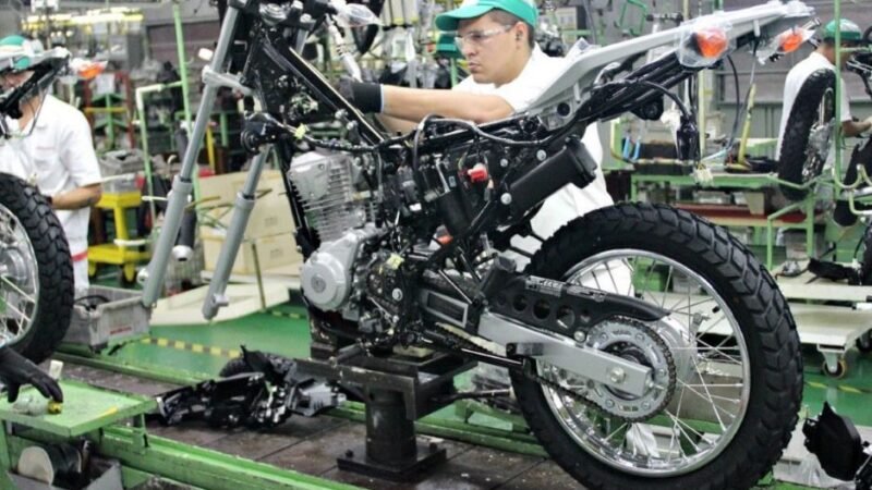 Produção de motocicletas cresce 6% no primeiro semestre