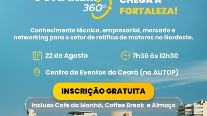Fortaleza sedia Conarem 360 na Autop com foco no futuro da reparação automotiva