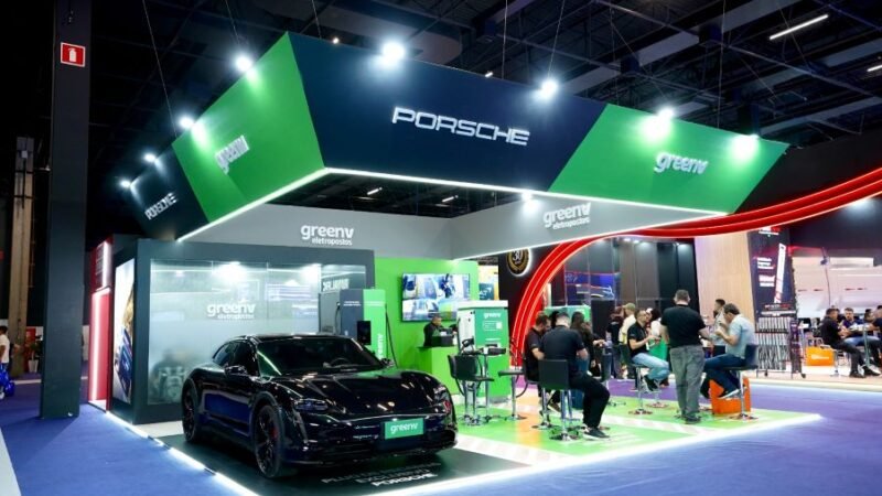 GreenV e Porsche levam recarga ultrarrápida à ExpoPostos