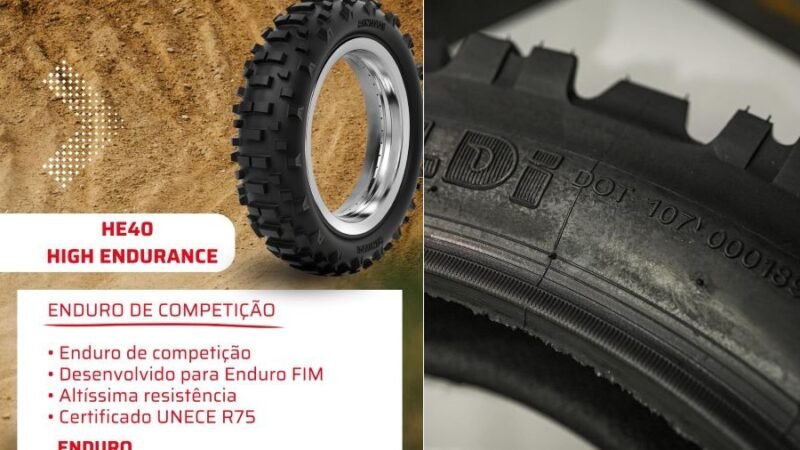 Rinaldi conquista certificação DOT para pneus HE40 e amplia reconhecimento da linha de Enduro