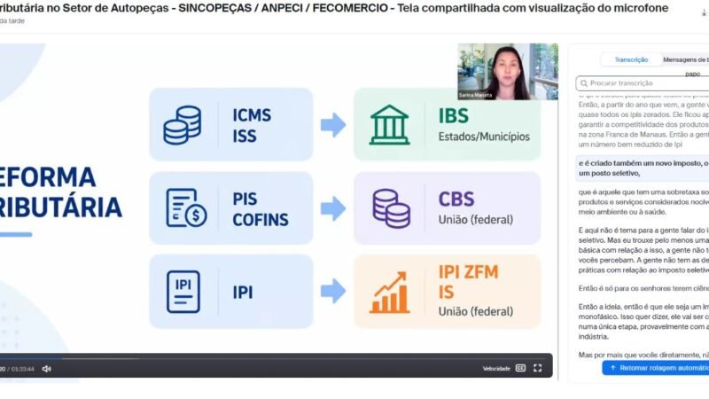 SINCOPEÇAS-SP reúne 80 participantes na palestra sobre Reforma Tributária no setor de autopeças