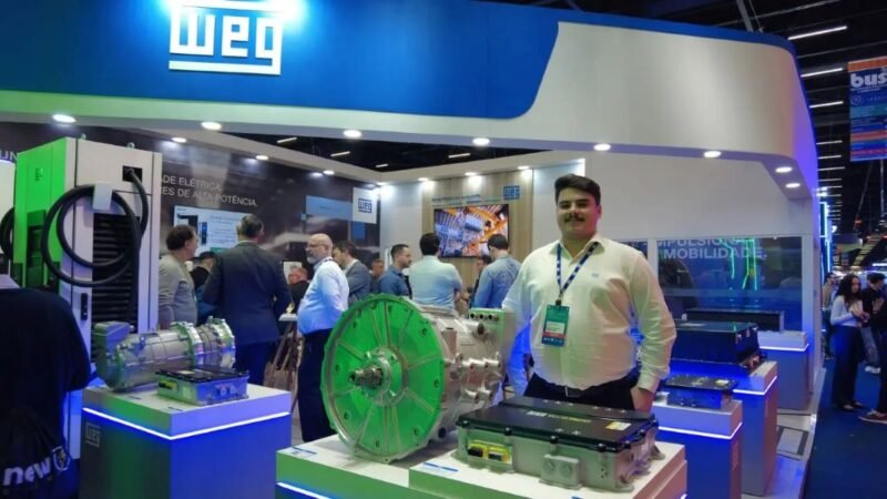 WEG lança motores leves e baterias seguras para ônibus elétricos