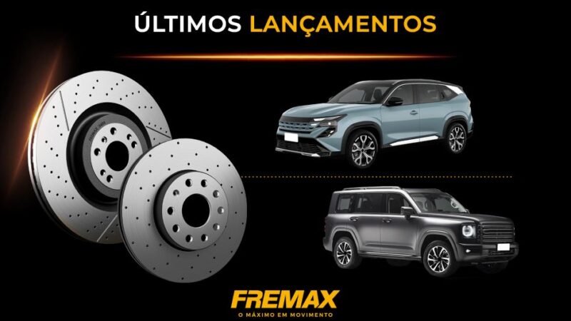 Fremax amplia portfólio de discos de freio para sedãs, SUVs e picapes