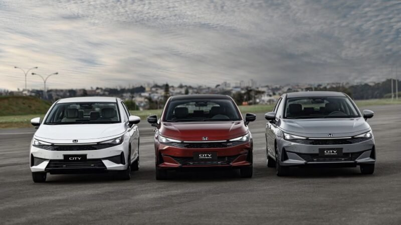 Honda renova o visual da linha City, que ganha novo integrante